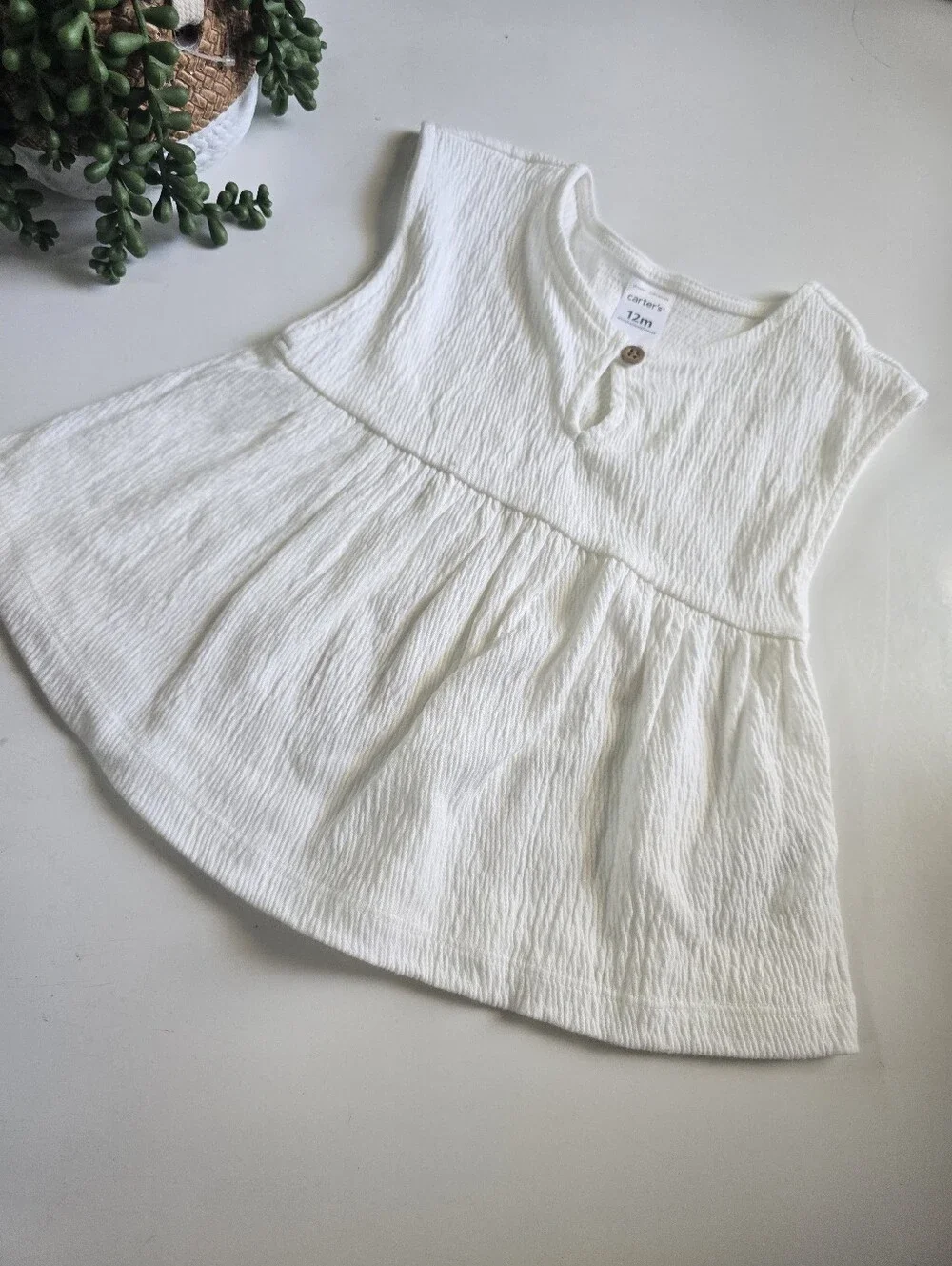 5/$25 Carters Infant 12mon Gauze Blouse